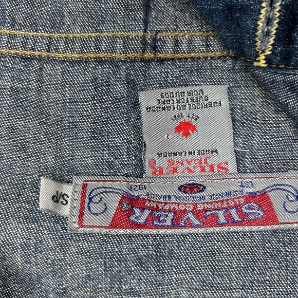 Silver Clothing Company Jean Jacket Size Small Petite Made in Canada - Picture 9 of 12
